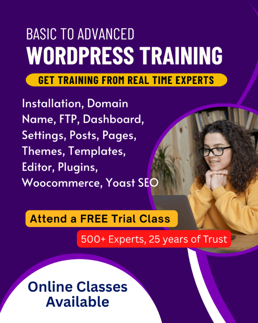 Wordpress Training in Dubaial wakrah